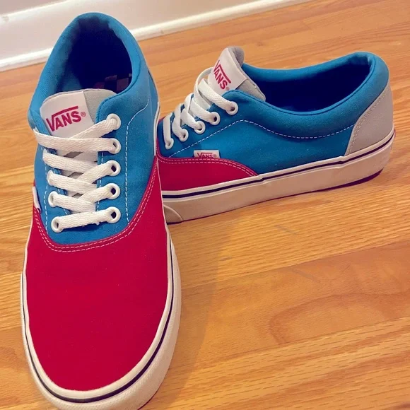 Mens size 10 colorblock Vans sneakers - Picture 3 of 6